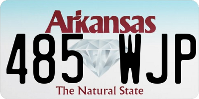 AR license plate 485WJP