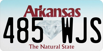 AR license plate 485WJS