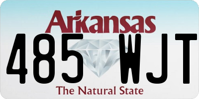 AR license plate 485WJT