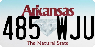 AR license plate 485WJU