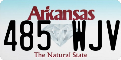 AR license plate 485WJV