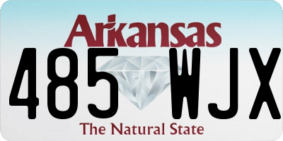 AR license plate 485WJX