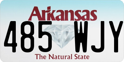 AR license plate 485WJY