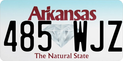 AR license plate 485WJZ
