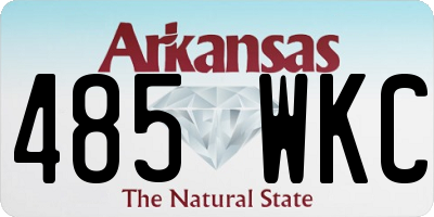 AR license plate 485WKC