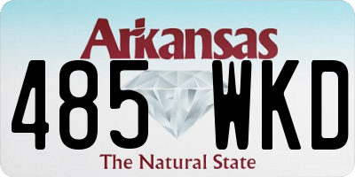 AR license plate 485WKD