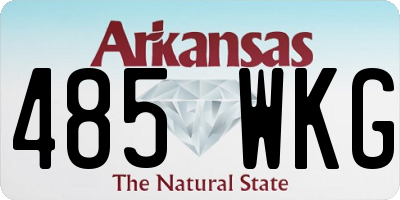 AR license plate 485WKG