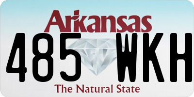 AR license plate 485WKH