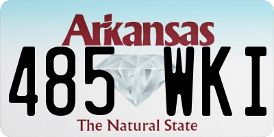 AR license plate 485WKI