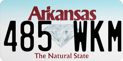 AR license plate 485WKM