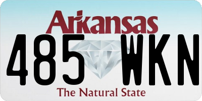 AR license plate 485WKN