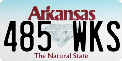 AR license plate 485WKS