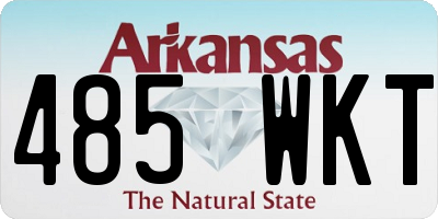 AR license plate 485WKT