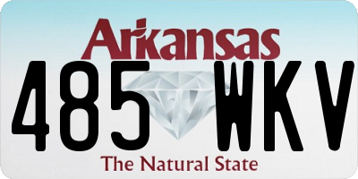 AR license plate 485WKV