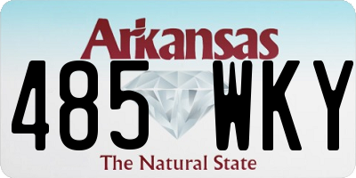 AR license plate 485WKY