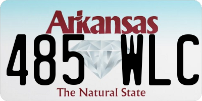 AR license plate 485WLC