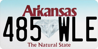 AR license plate 485WLE