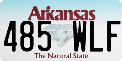AR license plate 485WLF
