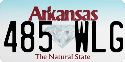 AR license plate 485WLG