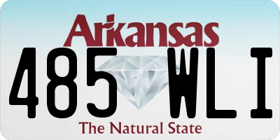 AR license plate 485WLI