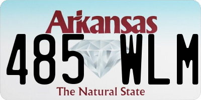 AR license plate 485WLM