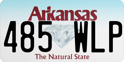 AR license plate 485WLP