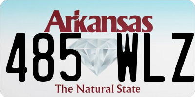 AR license plate 485WLZ