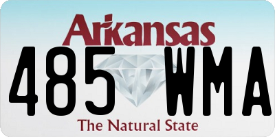AR license plate 485WMA