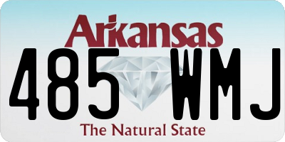 AR license plate 485WMJ