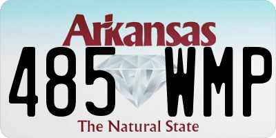 AR license plate 485WMP