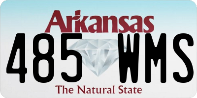 AR license plate 485WMS