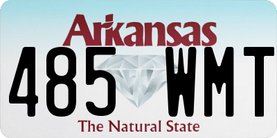 AR license plate 485WMT