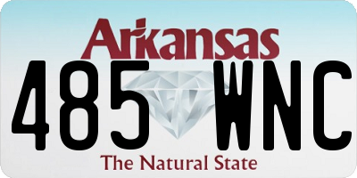 AR license plate 485WNC