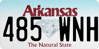 AR license plate 485WNH