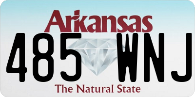 AR license plate 485WNJ