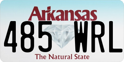 AR license plate 485WRL