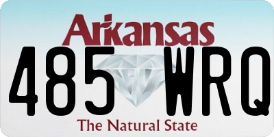 AR license plate 485WRQ