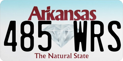 AR license plate 485WRS