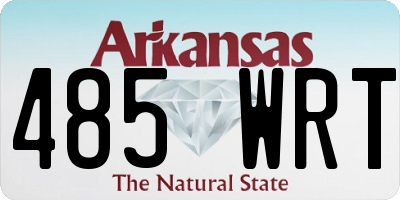 AR license plate 485WRT