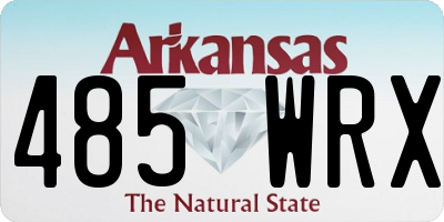 AR license plate 485WRX