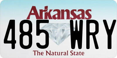 AR license plate 485WRY