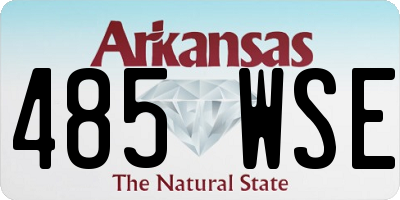 AR license plate 485WSE