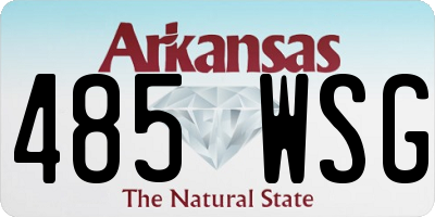 AR license plate 485WSG