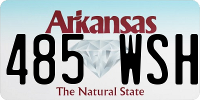AR license plate 485WSH
