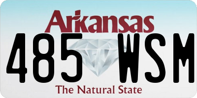AR license plate 485WSM