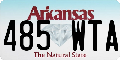 AR license plate 485WTA