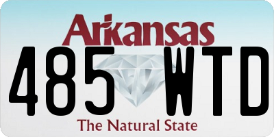 AR license plate 485WTD