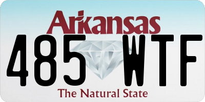 AR license plate 485WTF