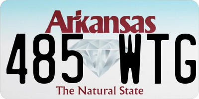 AR license plate 485WTG