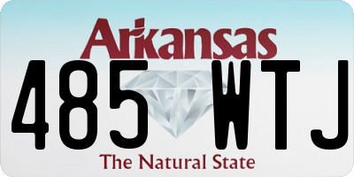 AR license plate 485WTJ